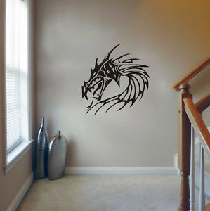 Fire-Dragon-Head-Dinosaurs-Long-Wall-Decal-Sticker-Decor-Quote-Kids ...