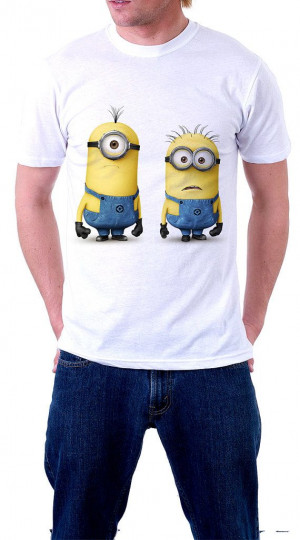 download this Minion Pair Adult Shirt picture