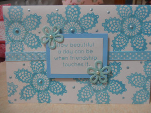 wanted the sayings to be the main feature of these cards, so they ...