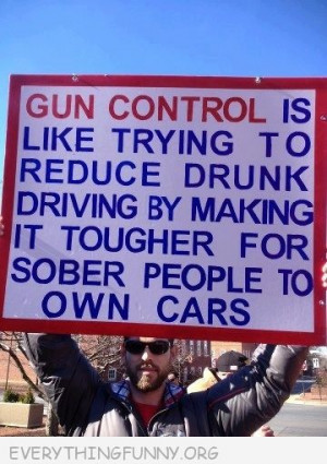 Quote Gun Control Like Making Tougher For Sober People Own Cars
