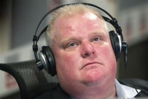 Toronto Mayor Rob Ford on his weekly radio show at News Talk 1010 in ...