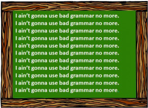 Bad Grammar in Children's Books