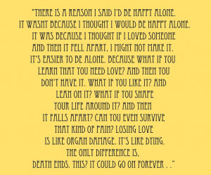 love this quote. (Greys Anatomy)