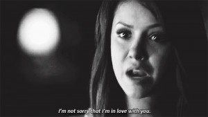 Stefan: Hey, Damon. I'm not happy about Elena... But I'm not not happy ...