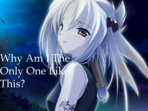 Anime Girl Sad Quote Image