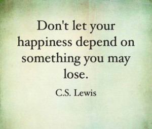 CS Lewis- happiness