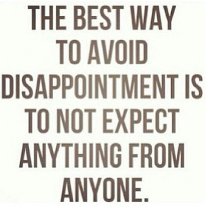 Disappointment Quotes About