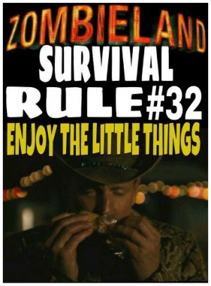 Zombieland Rules Quotes Zombie Face Attack Victim Picture