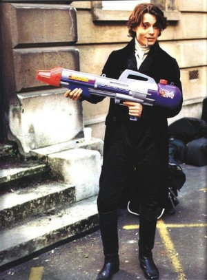 ... with a squirt gun on the set of sleepy hollow your argument is invalid