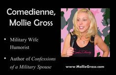 Mollie Gross, comedienne and military wife joined Semper Feisty radio ...