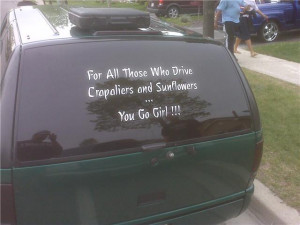 Funny Powerstroke Stickers Window or bumper stickers