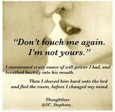... thoughtless eroticrom book sc stephen thoughtless trilogy book quotes