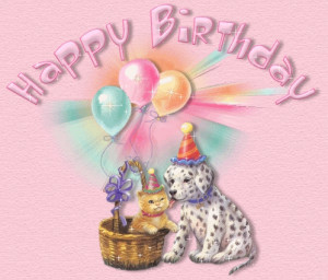 ... birthday quotes | Birthday Puppy Kitten Image Code - Birthday Puppy