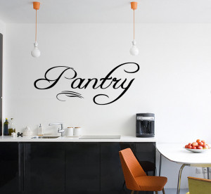 Details about PANTRY KITCHEN WORDS HOME Vinyl Wall quote Decal home ...