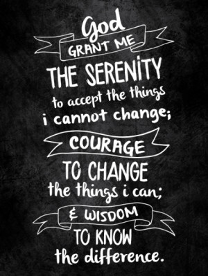 Home / Serenity Prayer Chalk Background Inspirational Quote Case for ...