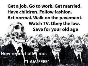 Repeat after me: you are free.