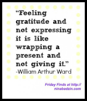 Never enough quotes on #gratitude
