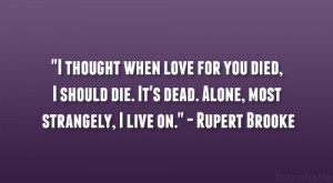 Rupert Brooke Quote