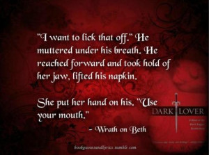 flameddevil:bookquotesandlyrics:(When Wrath invited Beth to a dinner ...