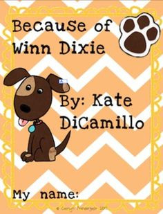 Because of Winn Dixie-Common Core Unit-28 Days, Plans, Tests ...