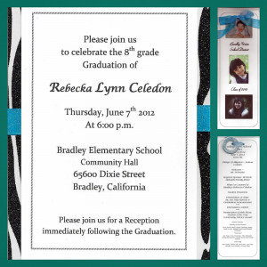 8th grade graduation invitations