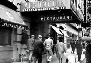 WEST SIDE STORY The Algonquin Hotel, site of the fabled Round Table in ...