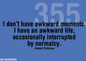 Awkward moments don't exist