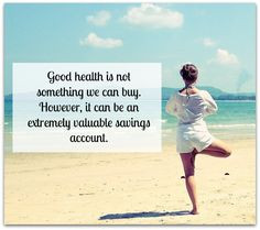 ... an extremely valuable savings account. #thoughtoftheday #healthyliving