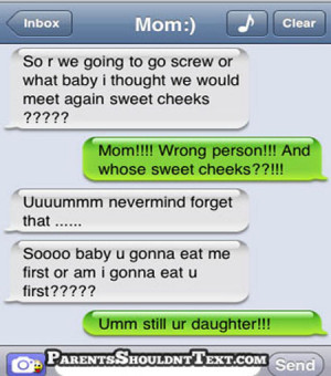 Funny texts sent to the wrong number…