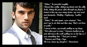 Daemon Black from the Lux series by Jennifer L Armentrout