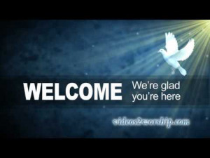 White Dove Background – Pentecost Church Welcome