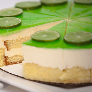 florida key lime cake with vanilla buttercream and key lime custard ...