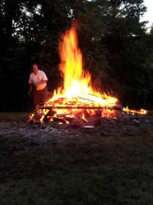 Happiness is a warm bonfire