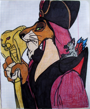 Jafar And Iago Silhouettes