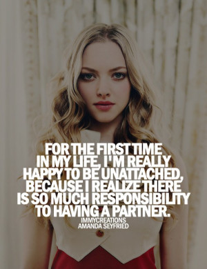 Amanda seyfried, quotes, sayings, life, happy