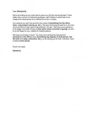... goodbye quotes coworkers funny coworkers quotes sample farewell letter