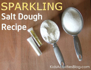 Sparkling Salt Dough Recipe to make fun shapes & ornaments with your ...
