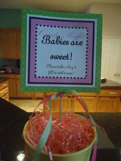 ... buffet sayings for baby shower | Candy Buffet Signs For Baby Shower