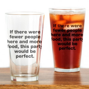 Ron Swanson quote Drinking Glass