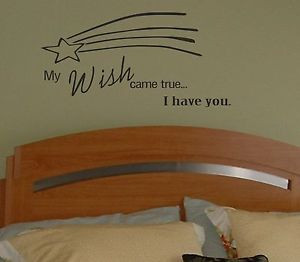 Wish-Shooting-Star-Wall-Decal-removable-sticker-decor-quote-words-love ...