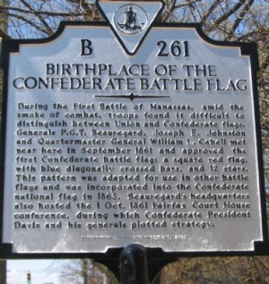 Birthplace of the Confederate Battle Flag