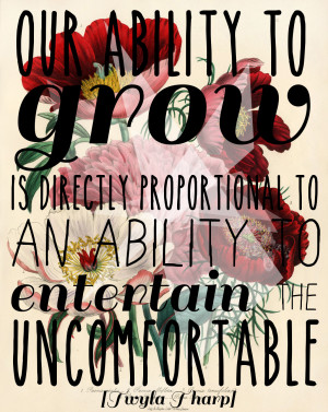 Sunday Inspiration & Free Printable Quote: Twyla Tharp