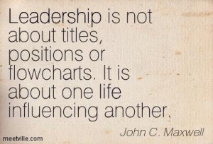 broader and deeper view of leadership.