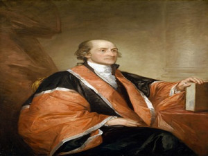 john jay first chief justice of the us supreme court portrait of john ...