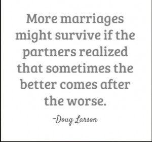 For better or for worse