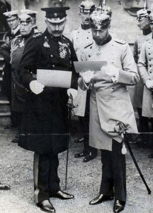 Kaiser Wilhelm II and King George V