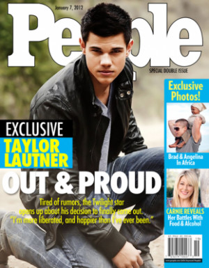 Taylor Lautner “Gay” People Magazine Cover is FAKE (Exclusive)
