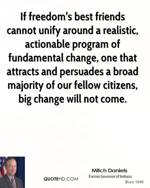 unify around a realistic, actionable program of fundamental change ...