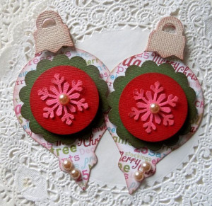 Christmas Ornament Embellishments-Set Of 2-Vintage Sayings on Etsy, $3 ...