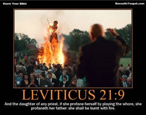 Know your Bible - quotes from Leviticus